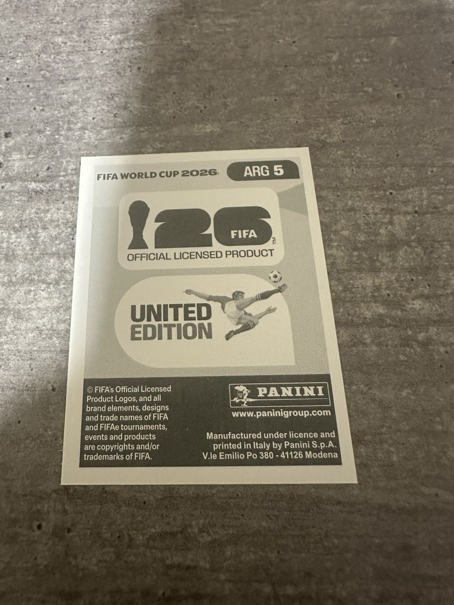 Panini Carte collezionabili: ARG 5 , FIFA WORLD CUP 2026 PANINI   – Nuovo (secondo la descrizione) da Frauenfeld venduto da 1PegPeg1 1