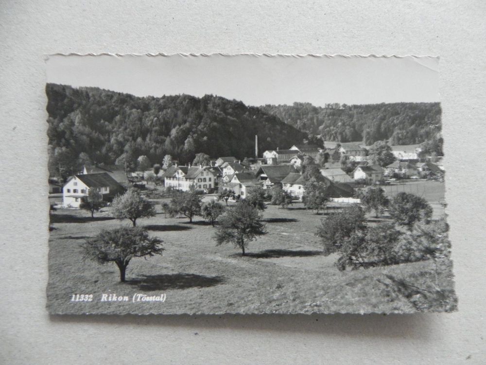 Karte Rikon Tösstal ZH Zürich 1955 (Gebraucht) in Siebnen für CHF 25 ...