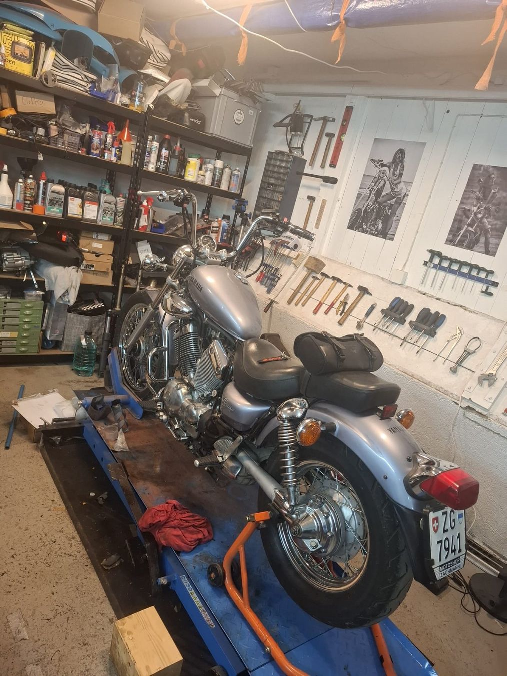 Yamaha Chopper: Yamaha XV 535 mit MFK – Usato da Rotkreuz venduto da Babo21 1
