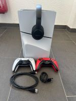 Console Sony Playstation 5 slim avec manettes et casque
