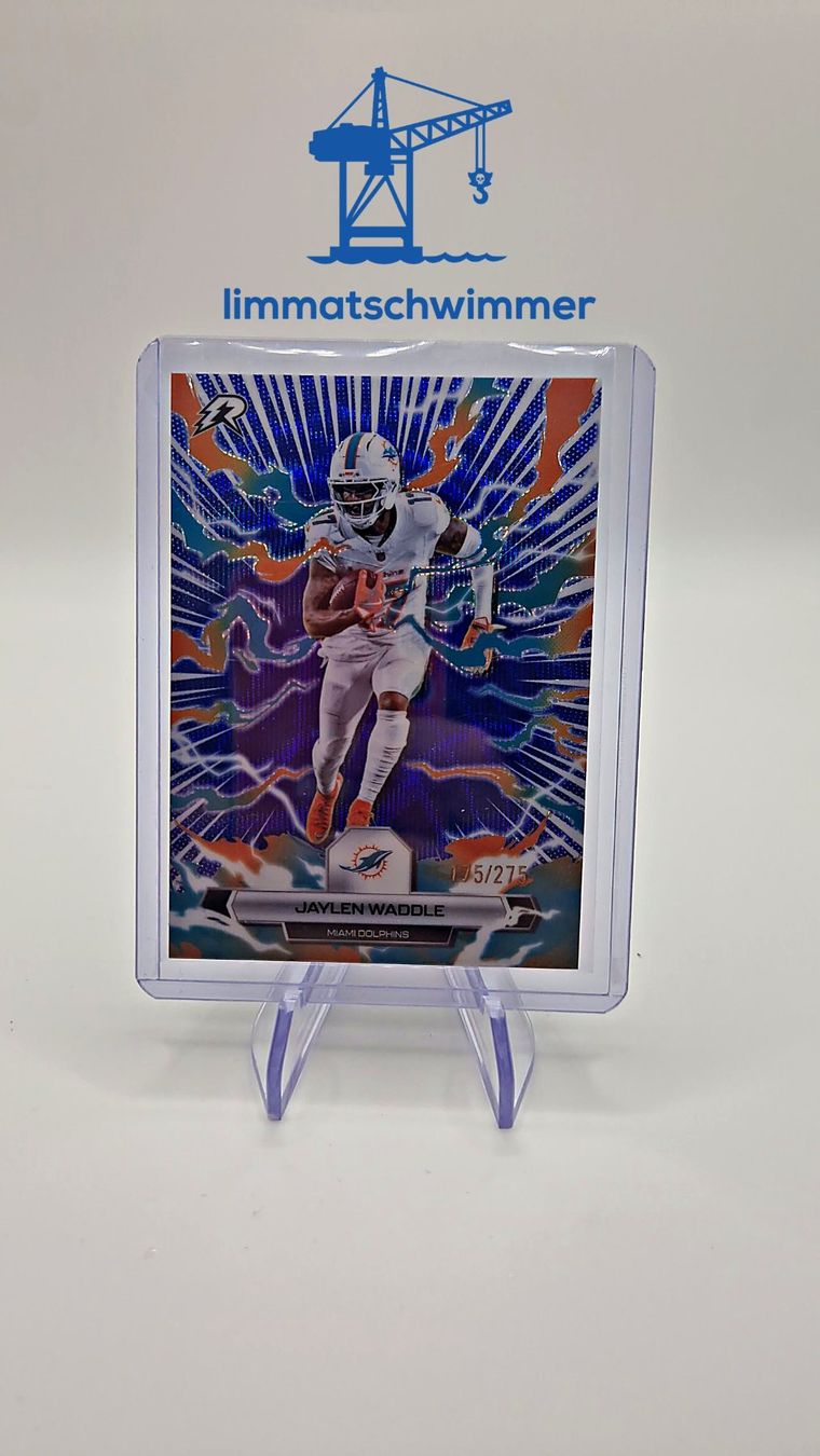 Topps Carte collezionabili: Jaylen Waddle Topps #62 Parallel /275 Miami Dolphins – Nuovo (secondo la descrizione) da Zürich venduto da limmatschwimmer