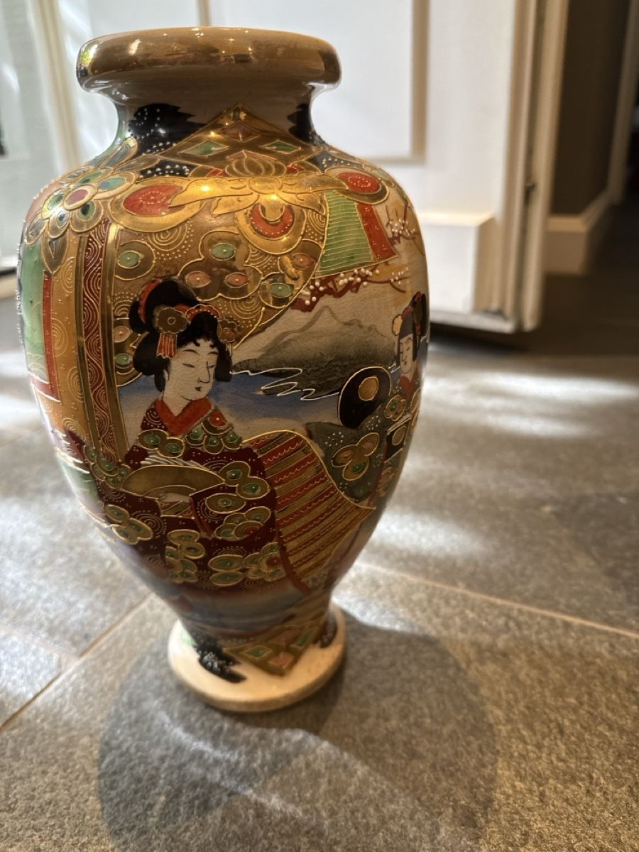 Vasi & Recipienti: Vase ceramic oriental design multicolor good condition – Usato da Kilchberg ZH venduto da gia_28mq 1