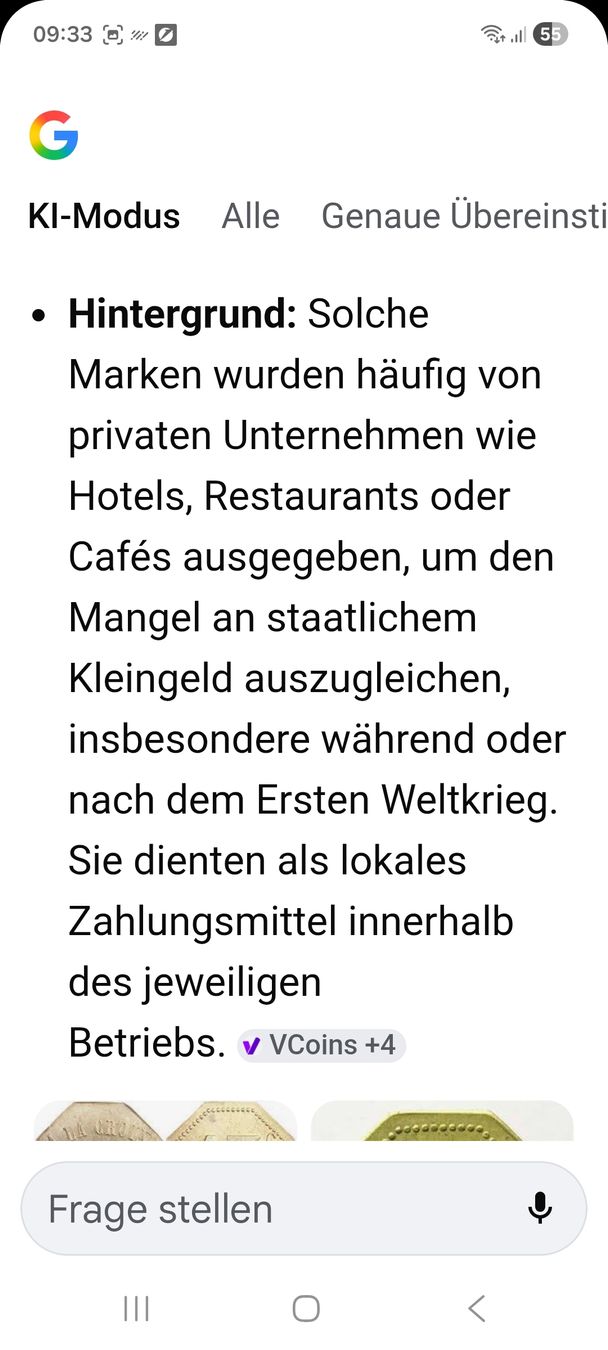 Alle Münzen: 2 antike Token Hotel de Londres selten – Gebraucht aus Riehen von Appia48 5