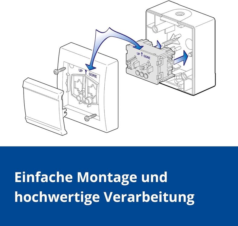 Aufputz Serienschalter AP Weiss 38 Stk Neu original verp (Neu und