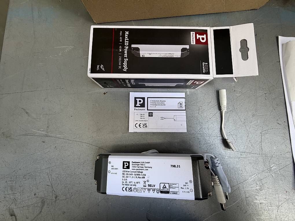 Paulmann Componenti elettronici: neuer Paulmann MaxLED Power Supply – Nuovo e nell'imballaggio originale da Necker venduto da liq24