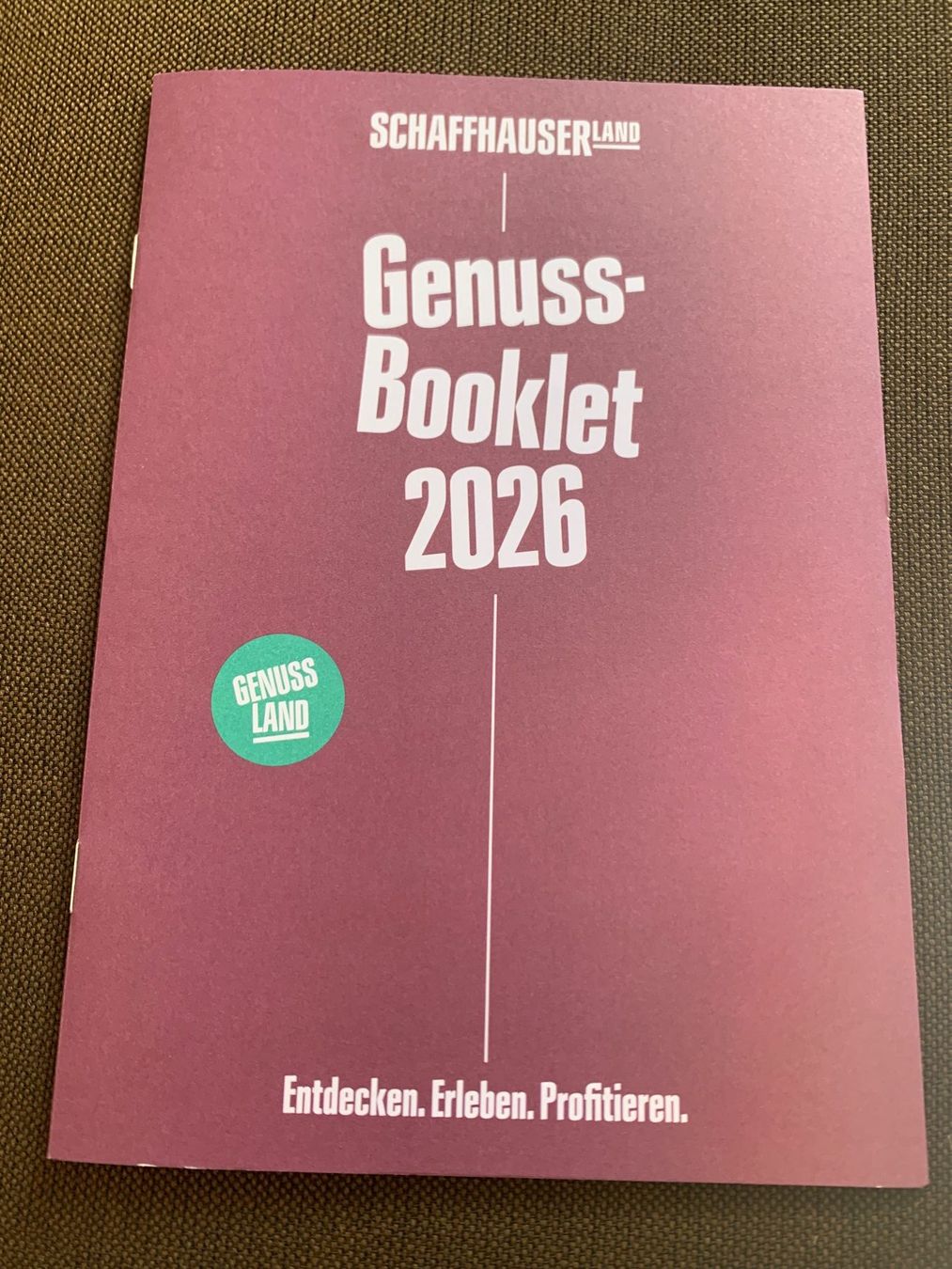 Buoni: GENUSSBOOKLET 2026 – Nuovo (secondo la descrizione) da Embrach venduto da korbflechter49