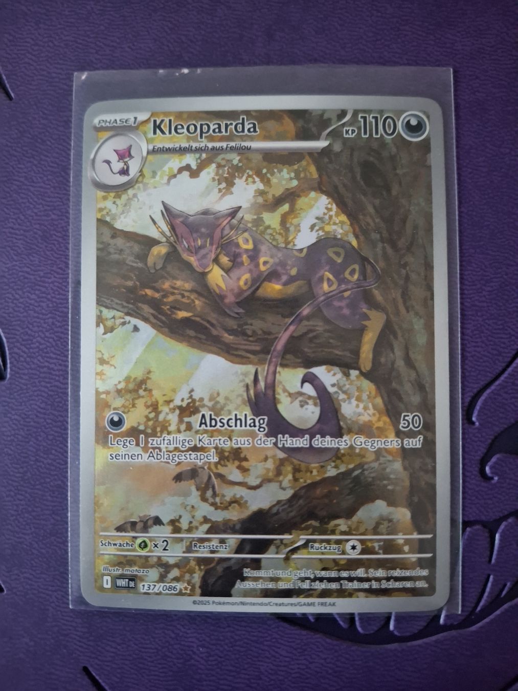Pokémon Carte collezionabili: Kleoparda 137/086 White flare DE – Nuovo (secondo la descrizione) da Münsingen venduto da ama_9cdk