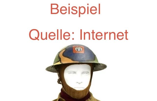 US Army Uniformi: ab CHF 1.- / REPRO / Armee / WW1 / US-Army / Armeehelm – Difettoso da Romanshorn venduto da Romolo_Blu 7