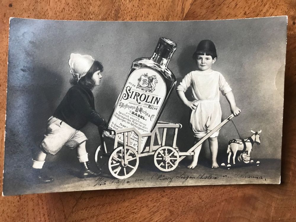 AK für SIROLIN-Sirupo von Hoffmann-La Roche um 1910 | Kaufen auf Ricardo