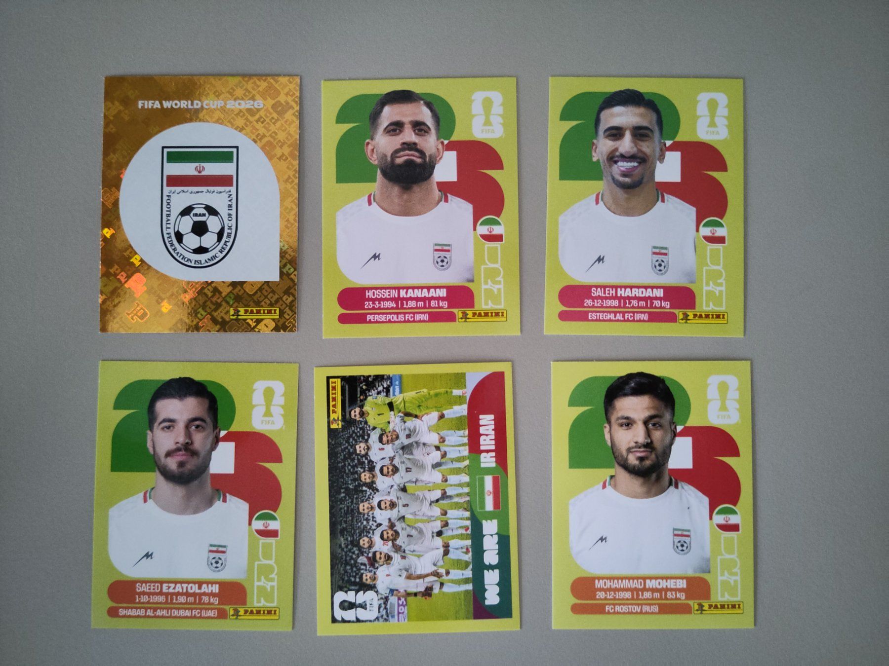 Panini Carte collezionabili: FIFA Panini IR Iran (IRN) – Usato da Bern venduto da gil_rkx8