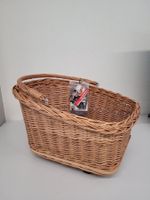 Klick-fix Weiden Korb f. Gepäckträger mit KorbKlip braun