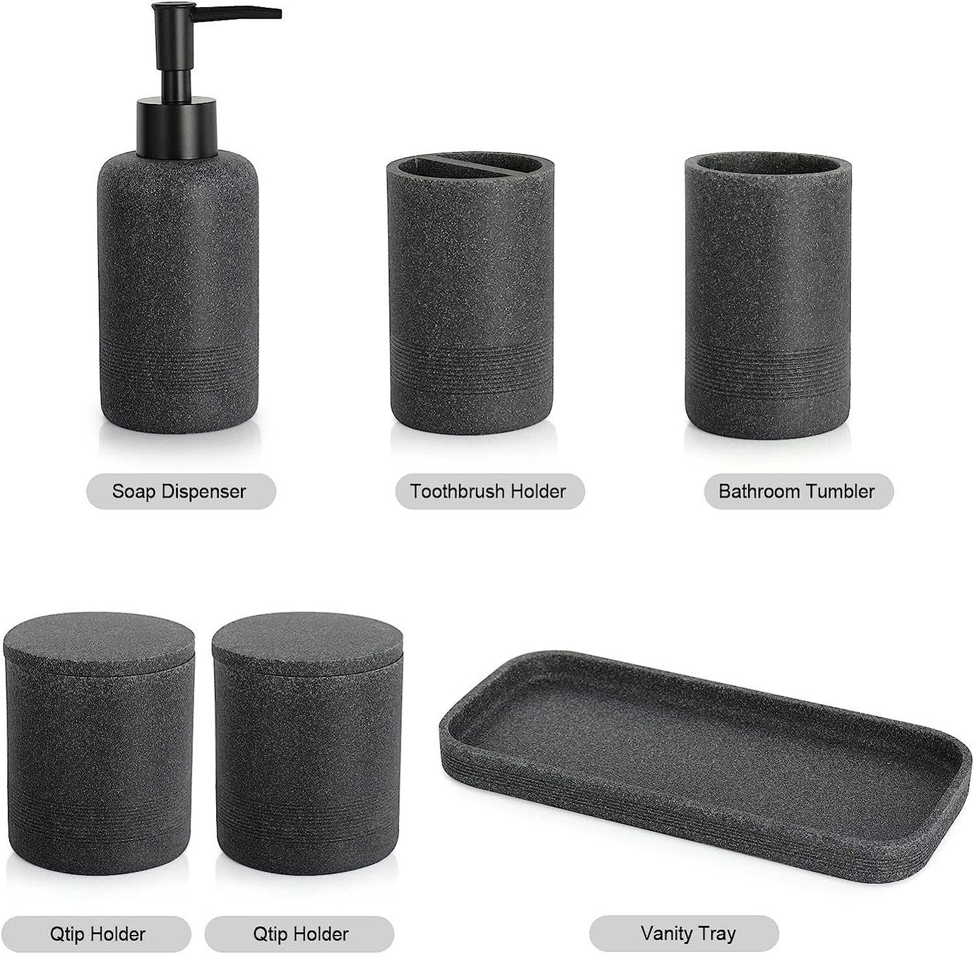 Portasapone: Badezimmer Set – 6 Teile – Nuovo e nell'imballaggio originale da Nuglar venduto da SaleRitter 3