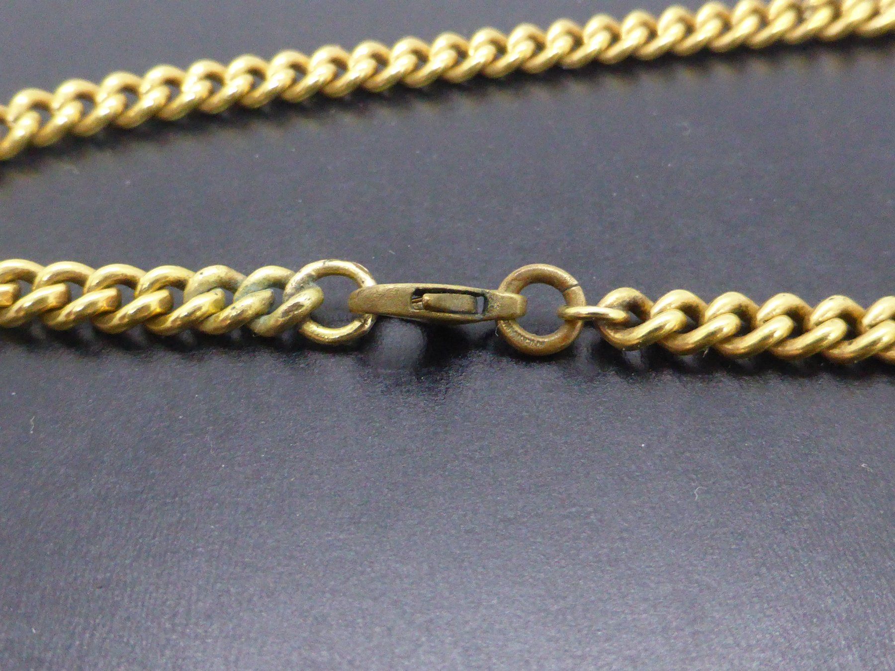 Catenine: Collier maille gourmette en plaqué or – Usato da Porrentruy venduto da Tic-Time