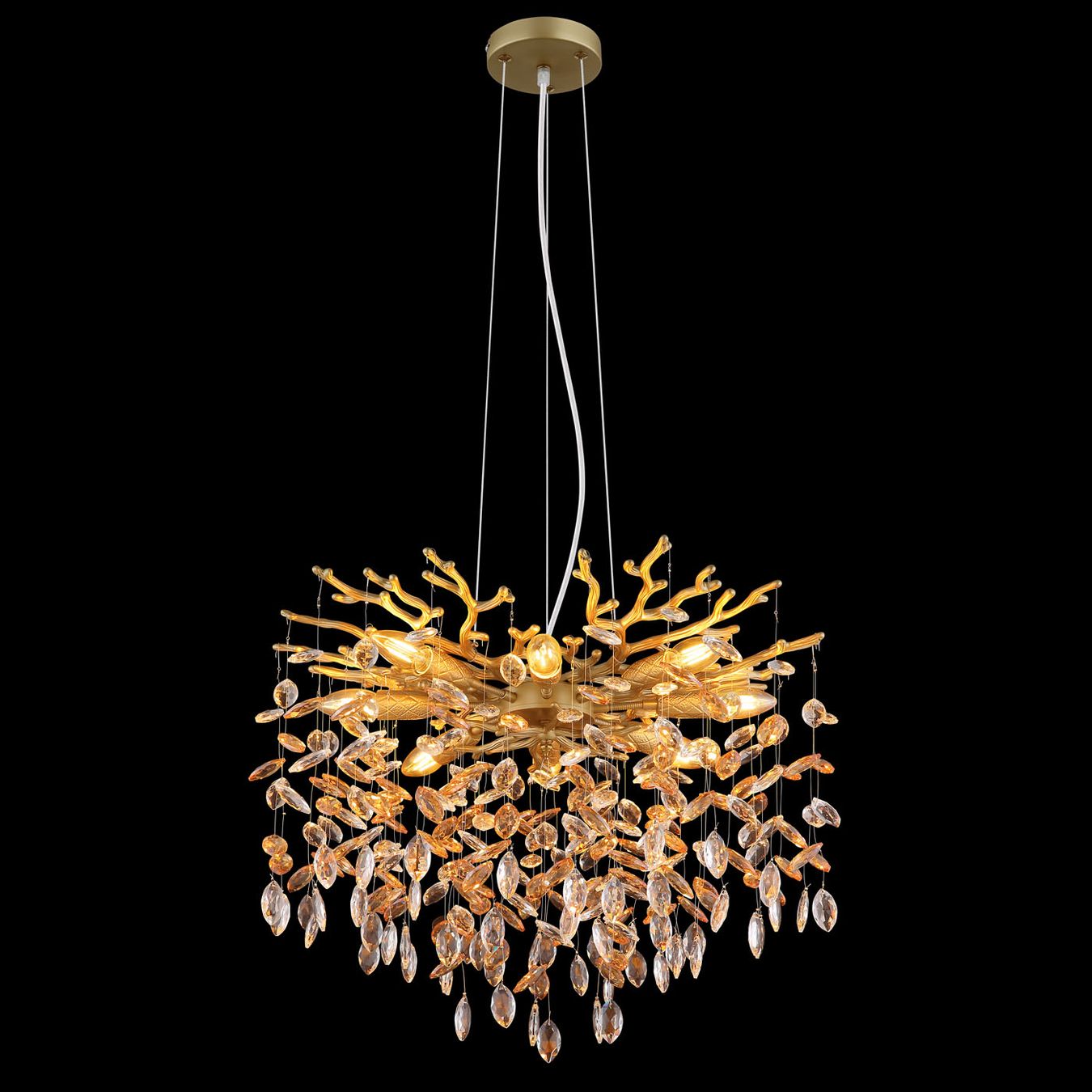 Kronleuchter & Deckenlampen: Pendelleuchte, Gold, 60 cm Ø – Neu (gemäss Beschreibung) aus Kreuzlingen von Smart-Light 3