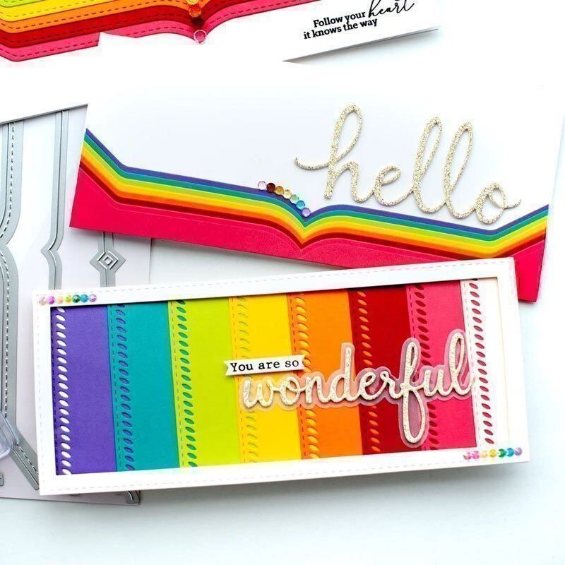 Sciablone: BORDÜRE 3-TEILIG STANZSCHABLONE – Nuovo e nell'imballaggio originale da Affoltern am Albis venduto da scrapbooking 4
