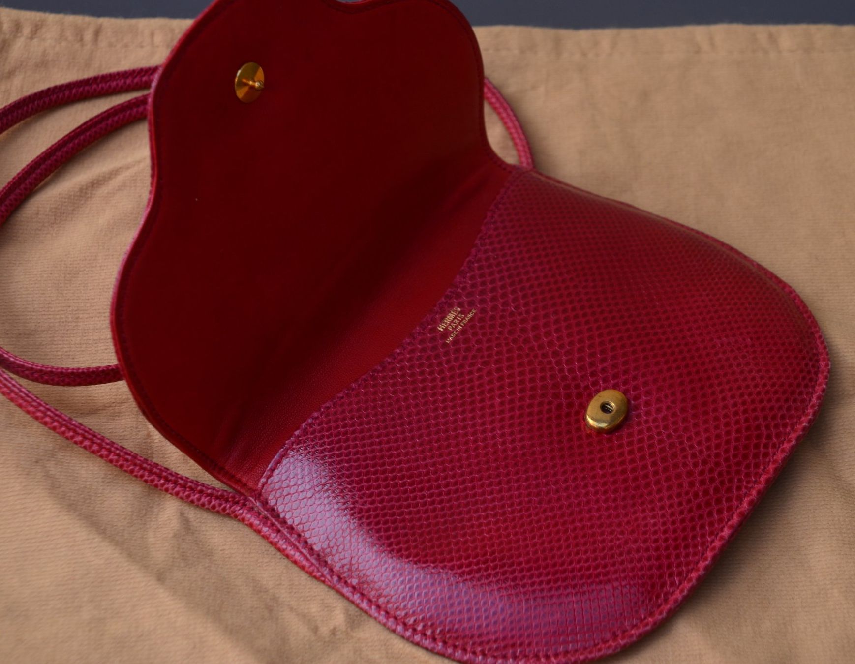 Hermès Borse da donna: Hermès Tasche Eidechsenleder / Sac cuir de lézard – Usato da Collonges venduto da Auganien 4