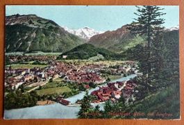 Interlaken - Totalansnsicht - Panorama AK