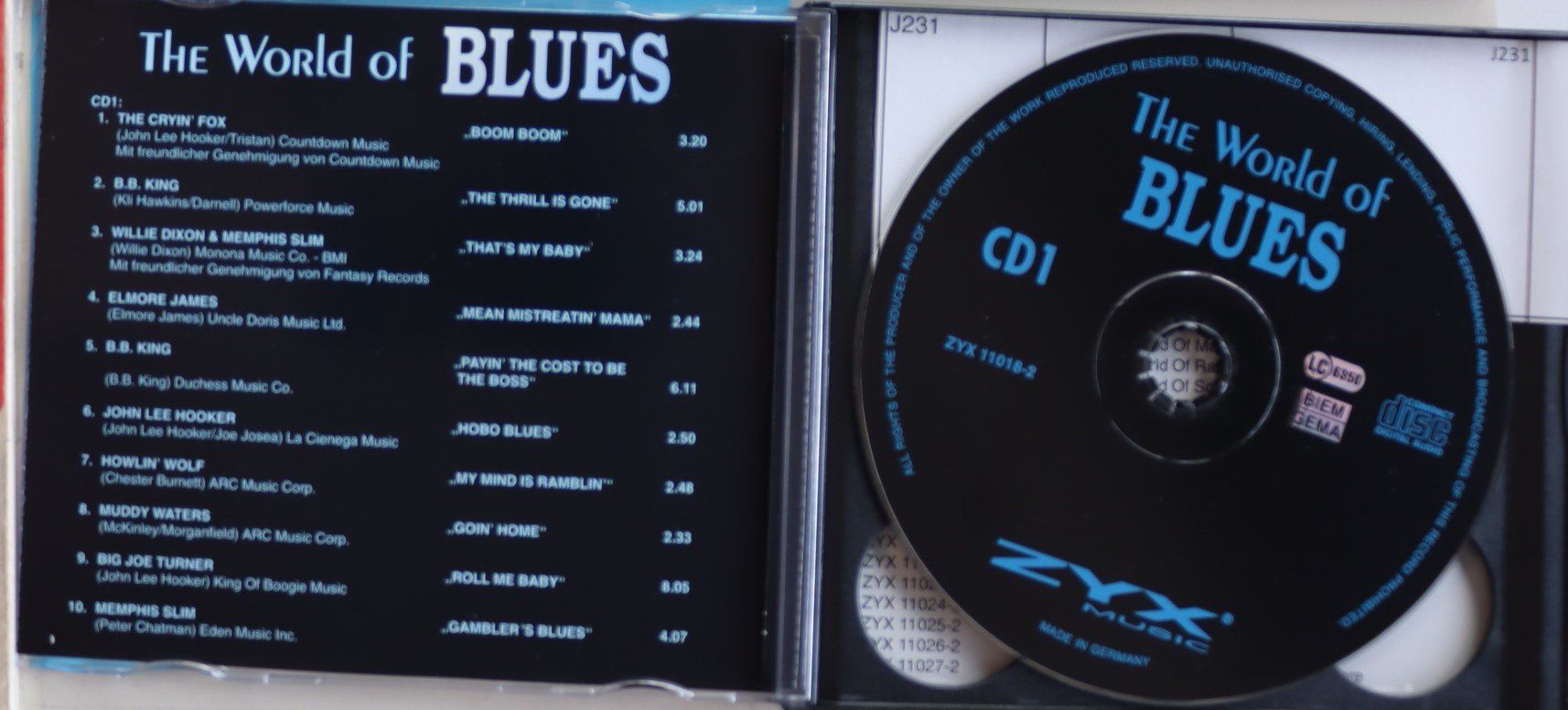 CD: The World Of Blues – Usato da Luzern venduto da CONTENTI 1