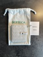 Neu Bottega Veneta Intrecciato Geldbeutel weiß Leder
