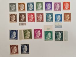 Deutsches Reich Adolf Hitler Briefmarken Set postfrisch