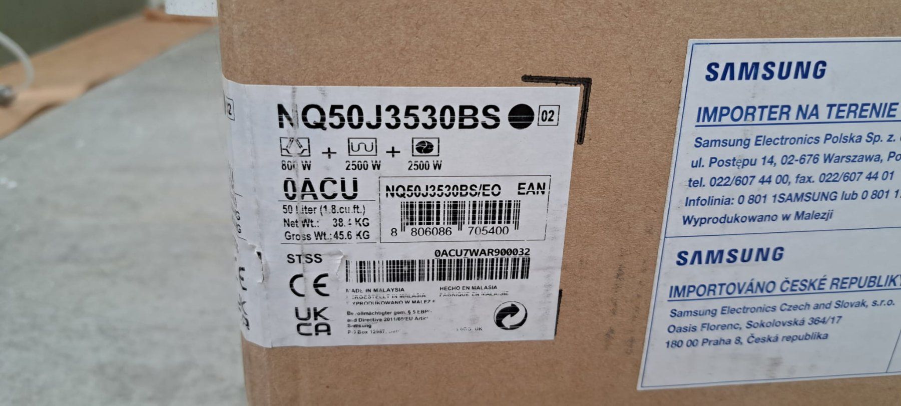 Elettrodomestici da cucina: Samsung NQ50K5130BS Einbau Mikrowelle NEU – Nuovo e nell'imballaggio originale da Pfäffikon SZ venduto da jerlock93 1