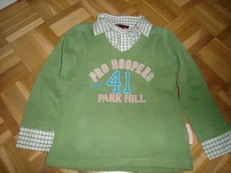 Sweatshirt mit Hemdkragen