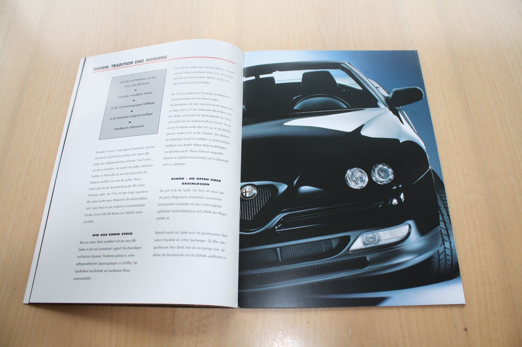 Alfa Romeo Dokumente: Alfa Romeo Spider Hochglanz Prospekt 7/1997 – Gebraucht aus Wikon von erwin400 4