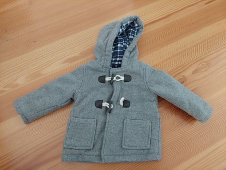 Winterlicher Dufflecoat für Kinder, Grösse 80