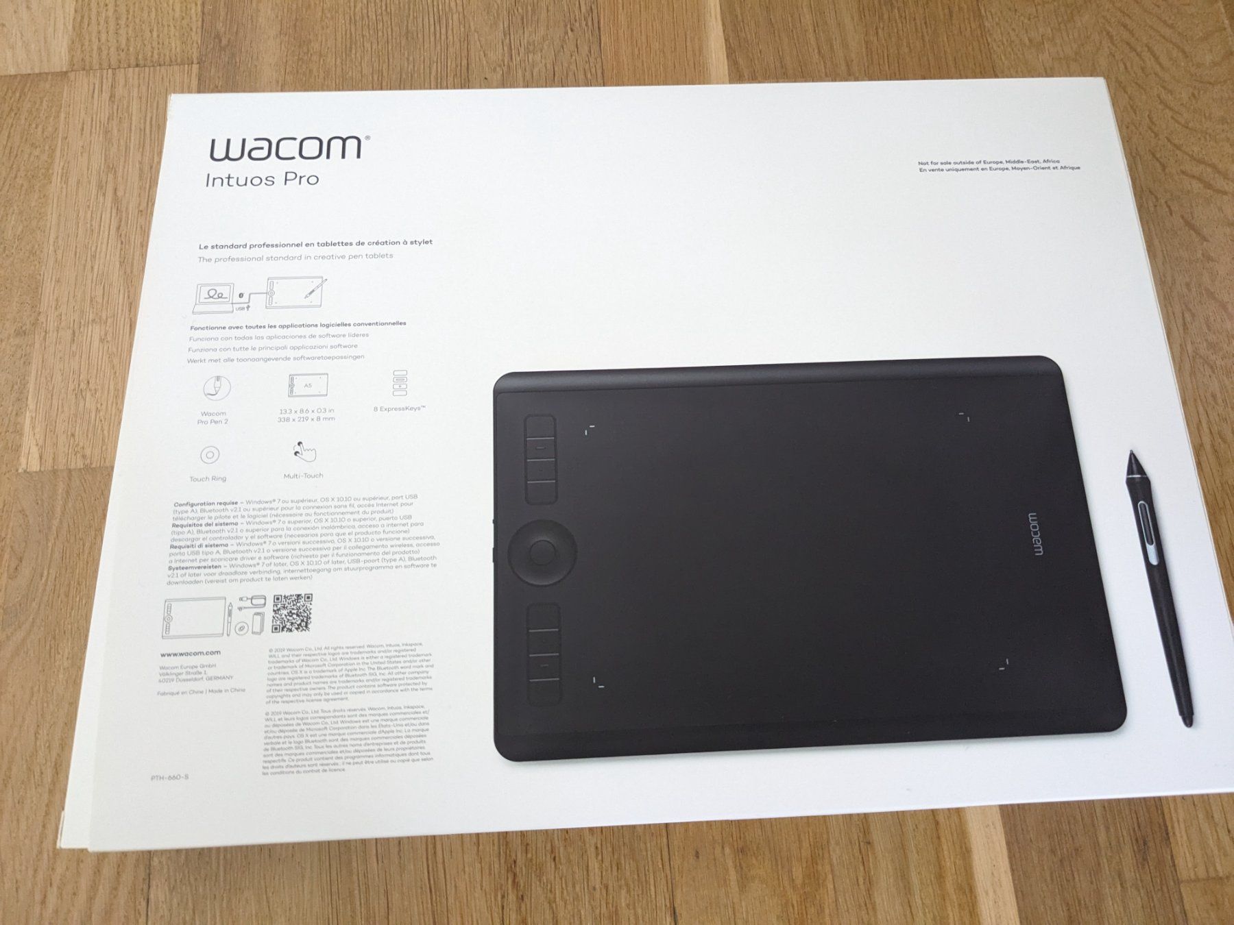 Wacom Tablet PC: Wacom Intuos Pro M Grafiktablett – Usato da Zürich venduto da mis_dg88 7