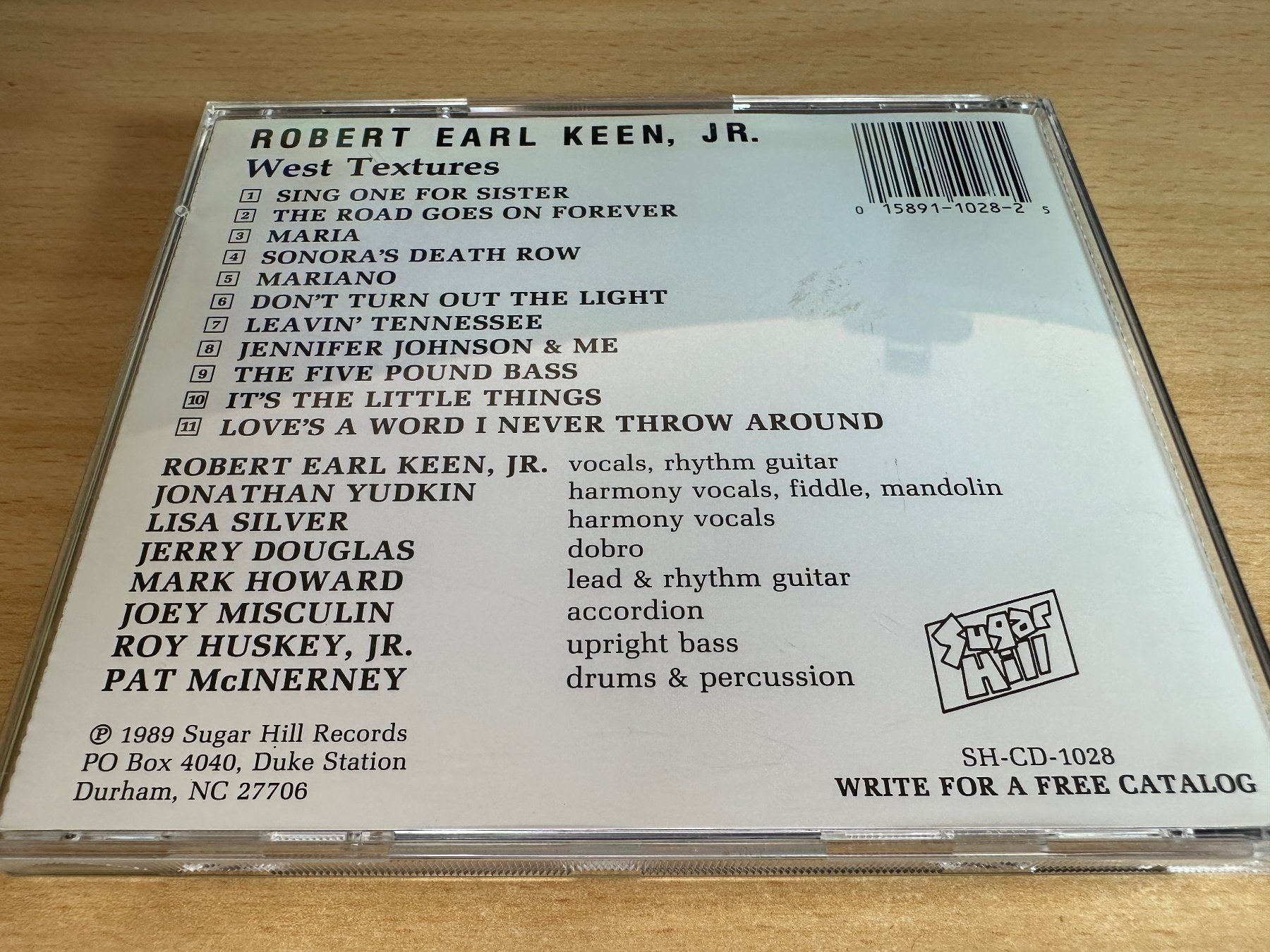 CDs: Robert Earl Keen, Jr. – West Textures – Gebraucht aus Rikon im Tösstal von Alpenmutz 1