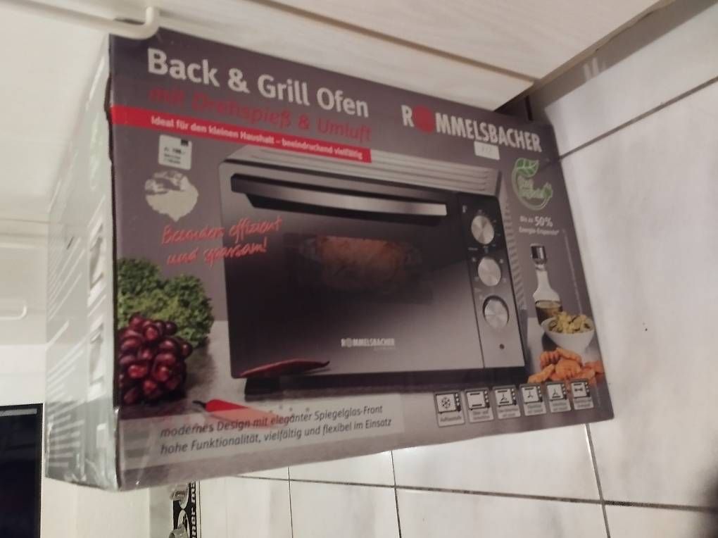 Rommelsbacher Elettrodomestici da cucina: Back & Grill Ofen Rommelsbacher – Nuovo e nell'imballaggio originale da Chur venduto da bia_9gy6