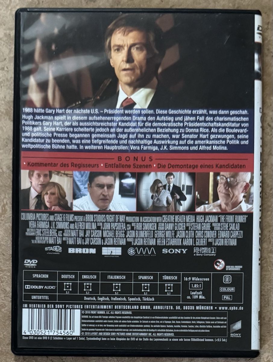 Alle DVDs: DER SPITZENKANDIDAT  – Neu (gemäss Beschreibung) aus Dietikon von AndreaSch01 1