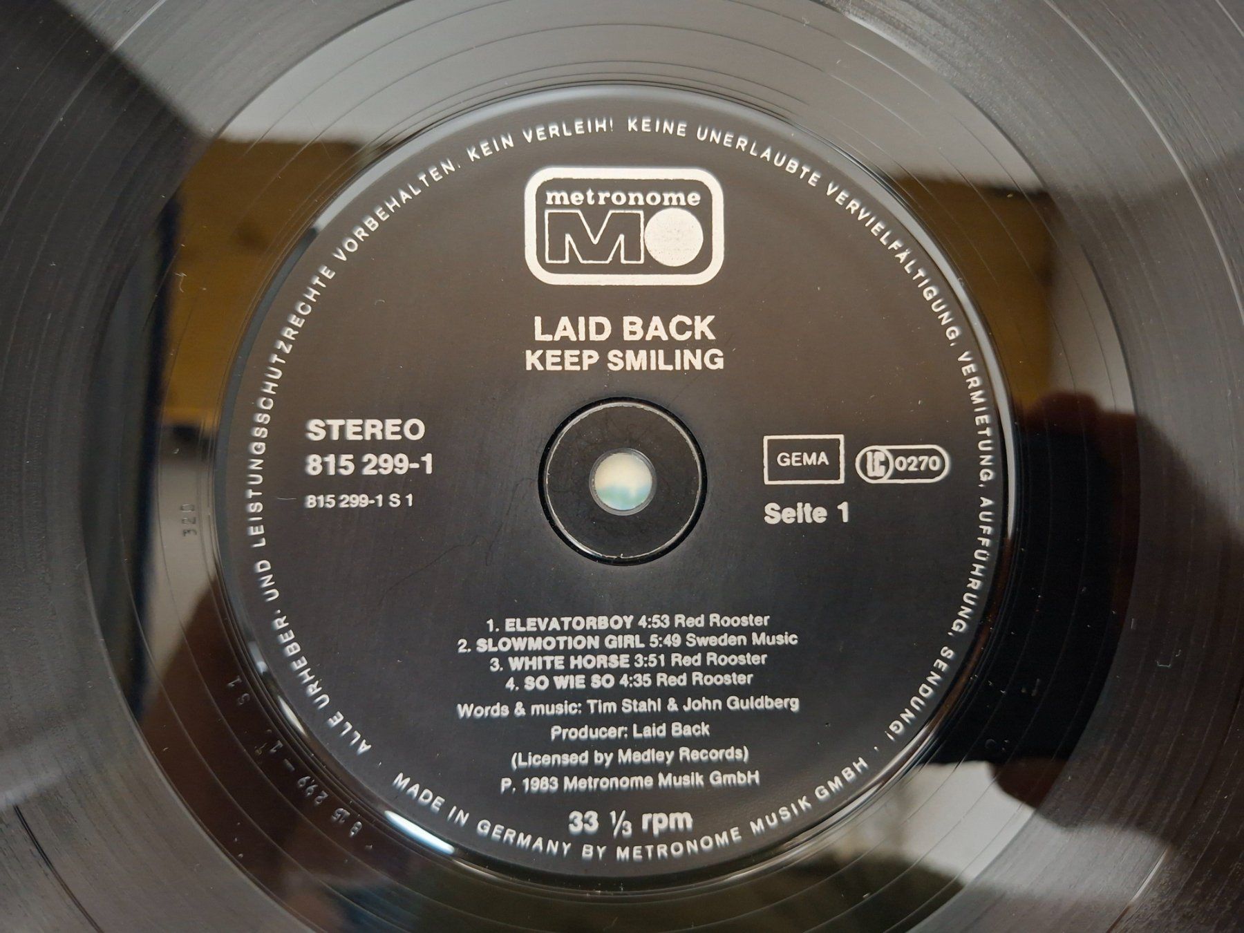 Dischi in vinile: Laid Back – ...Keep Smiling (Vinyl-LP) – Usato da Esslingen venduto da Lp4you 2