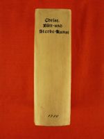 CHRISTLICHE BAETT- UND STERB-KUNST, 1740