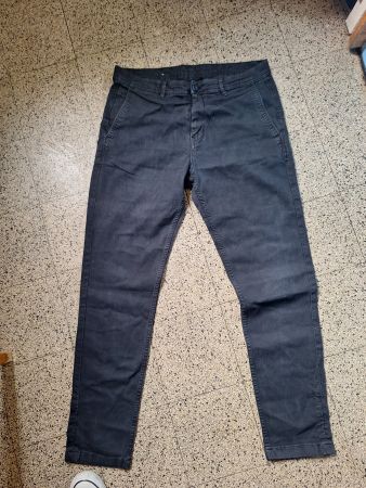 Pantalon coton épais noir L