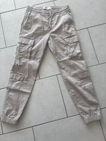 Hollister Jogger Hose beige Grösse S neuwertig