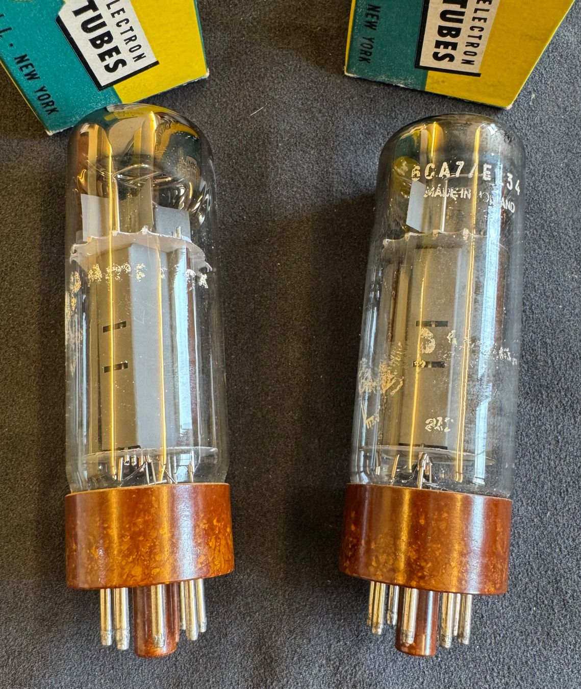 Telefunken Amplificatori: Paar Amperex Bugle Boy EL34 / 6CA7 Xf4 DD Getter – Usato da Ebertswil venduto da audivero 1