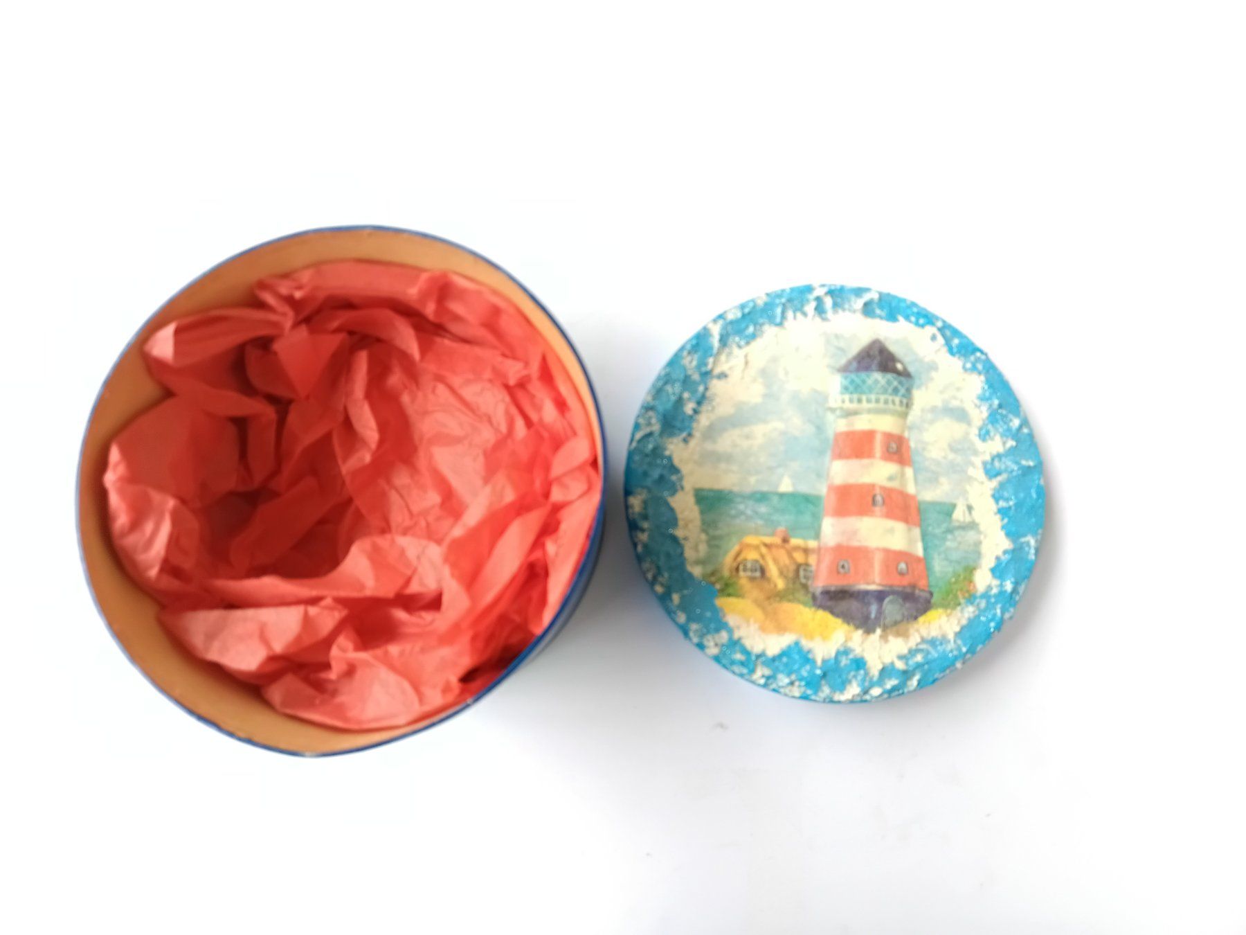 Tutte le decorazioni: Maritime Dekobox, Leuchtturm Motiv – Nuovo (secondo la descrizione) da Wängi venduto da Ladys_First 3