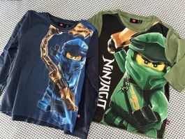 2 LEGO Ninjago Langarmshirts Grösse 122 guter Zustand