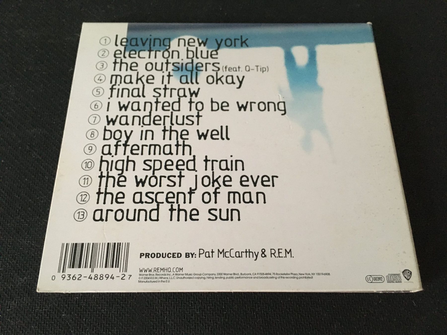 CD: R.E.M. Around the sun -CD- Digipack – Usato da St.Gallen venduto da MedienJoe 2