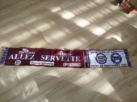Écharpe Servette FC, coupe d'Europe 2001