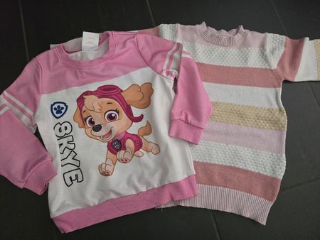 2 Mädchen Pullover gr.98
