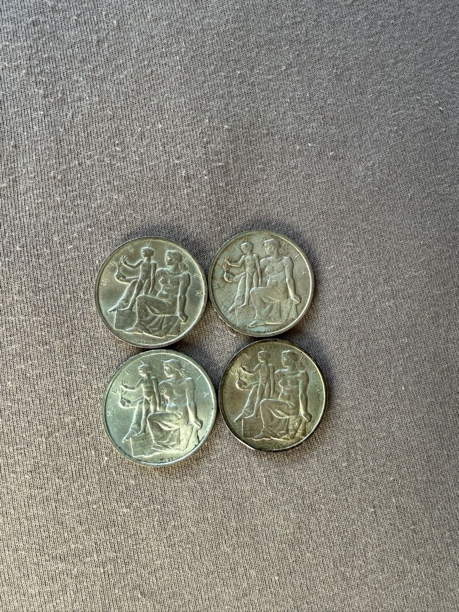 Tutti le monete: 4x 1948 5Fr Verfassung – Usato da Winterthur venduto da trading-ch