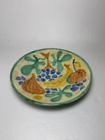Keramik-Obstschale handbemalt, 27 cm (mit kleinen Schäden)