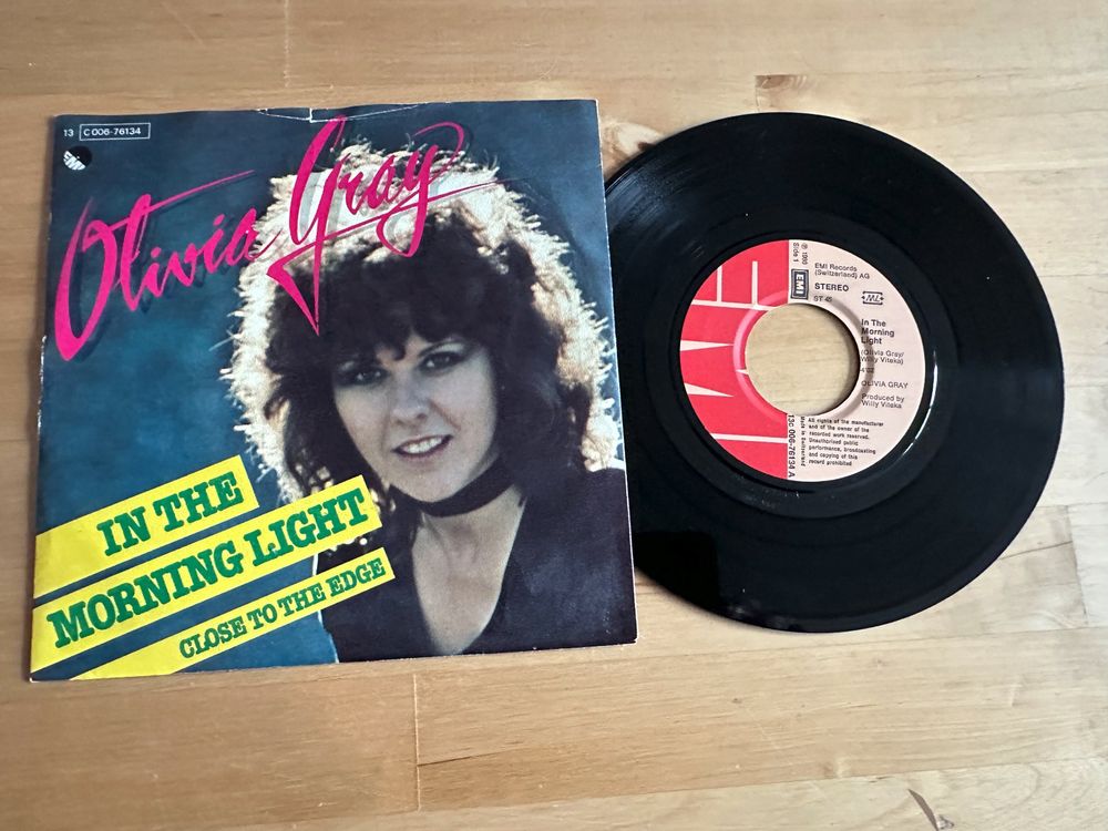 OLIVA GRAY tolle In the morning light Single SWISS 80 #39 s Kult (Gebraucht