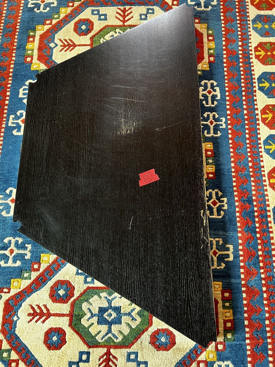USM Tische: USM Haller Trapez Tisch Eiche Schwarz ca. 175 x 90 cm – Gebraucht aus Rothrist von Gleitig