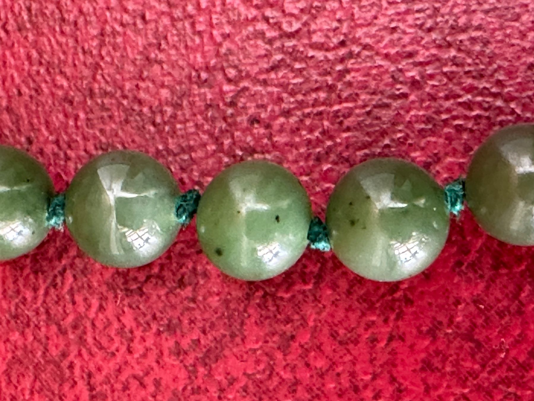 Ketten: Vintage Jade Kette mit Silberverschluss – Gebraucht aus Herbriggen von Sehrazade 3