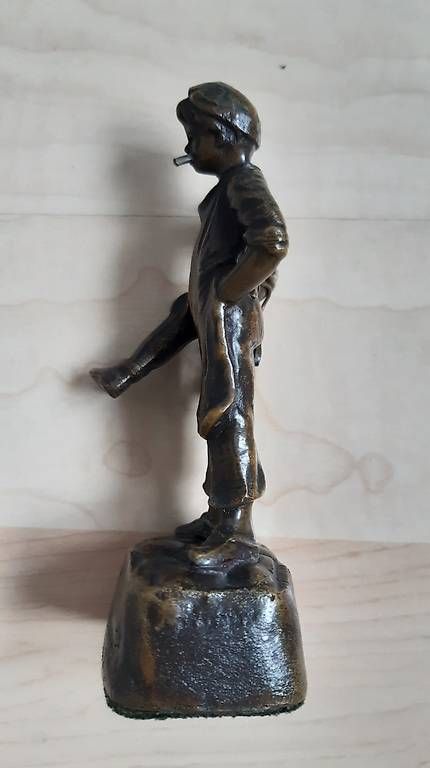 Figuren: Alte Bronzefigur Wiener Art - Schusterjunge – Gebraucht aus Schaan von per685 1