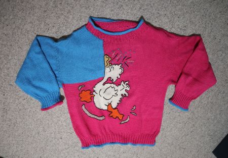 KINDERPULLOVER GESTRICKT CA. GR. 140
