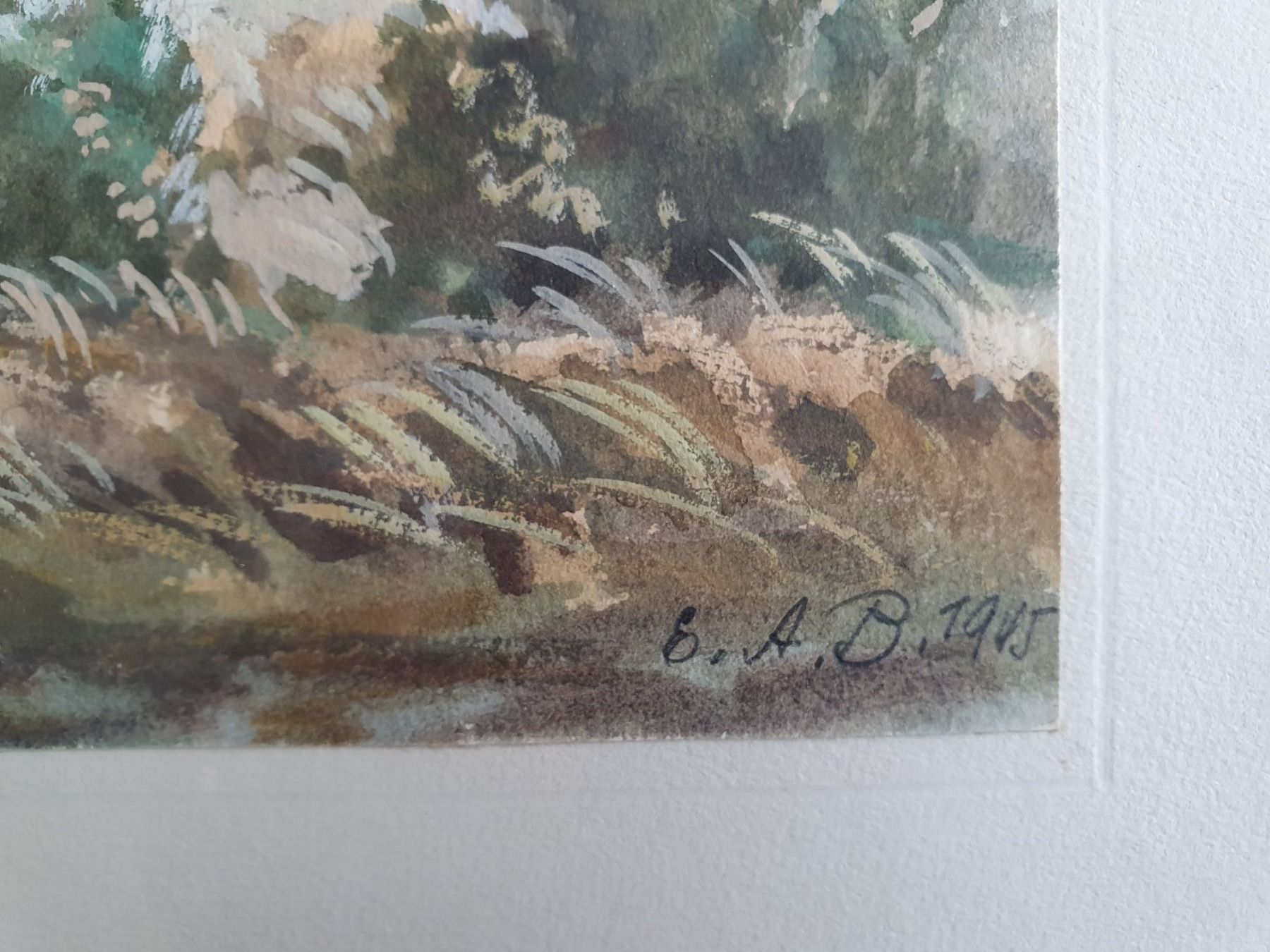 Dipinti: am Thunersee, E. A. Bernauer von 1945 – Usato da Häutligen venduto da Rubin9368 1